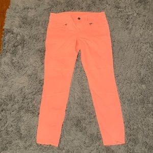 American Eagle Outfitters colored jeans - size 12 - peach/coral color